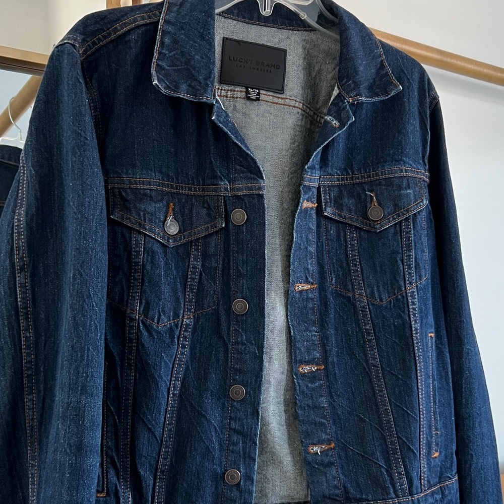 Lucky Brand Dark Blue Denim Jacket